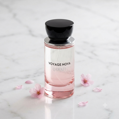 Voyage Nova perfume bottle with gift-ready packaging