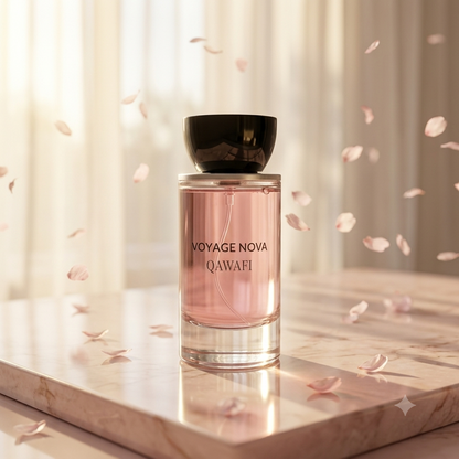 Voyage Nova perfume bottle close-up