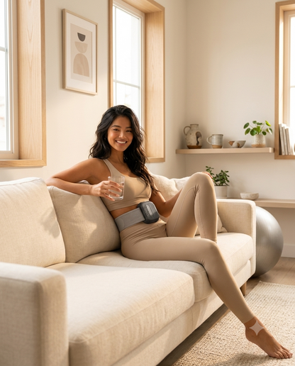 Curate™ Relief Belt | Portable Fascia & Deep Tissue Massage Belt for Back, Waist & Muscle Recovery