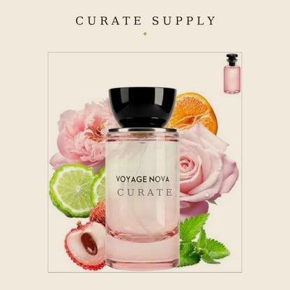 Lychee, bergamot, rose notes